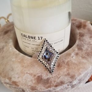 925 Made in Thailand Abalone Ring.